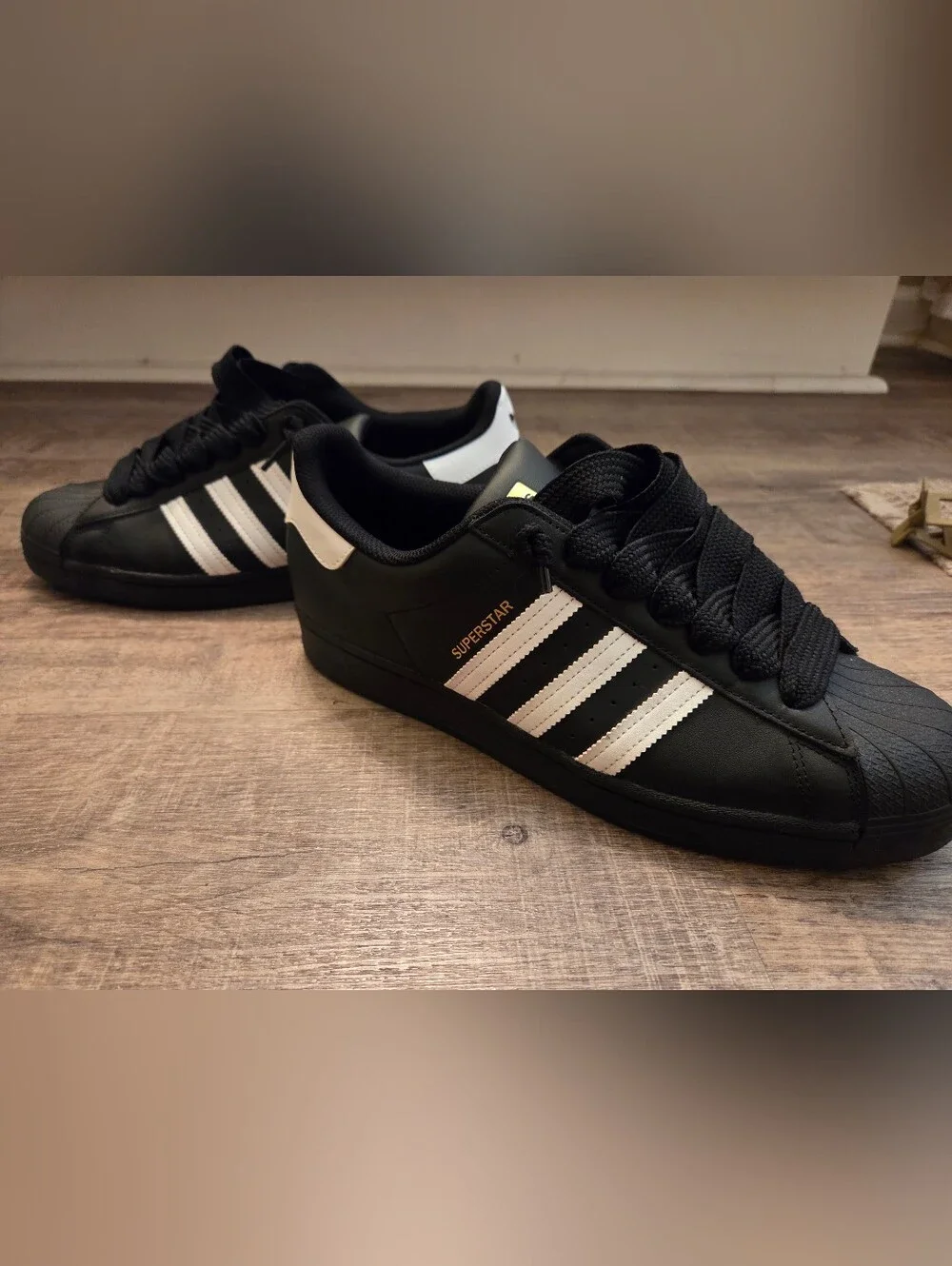 Adidas Superstar Original Low Core Black Size 11